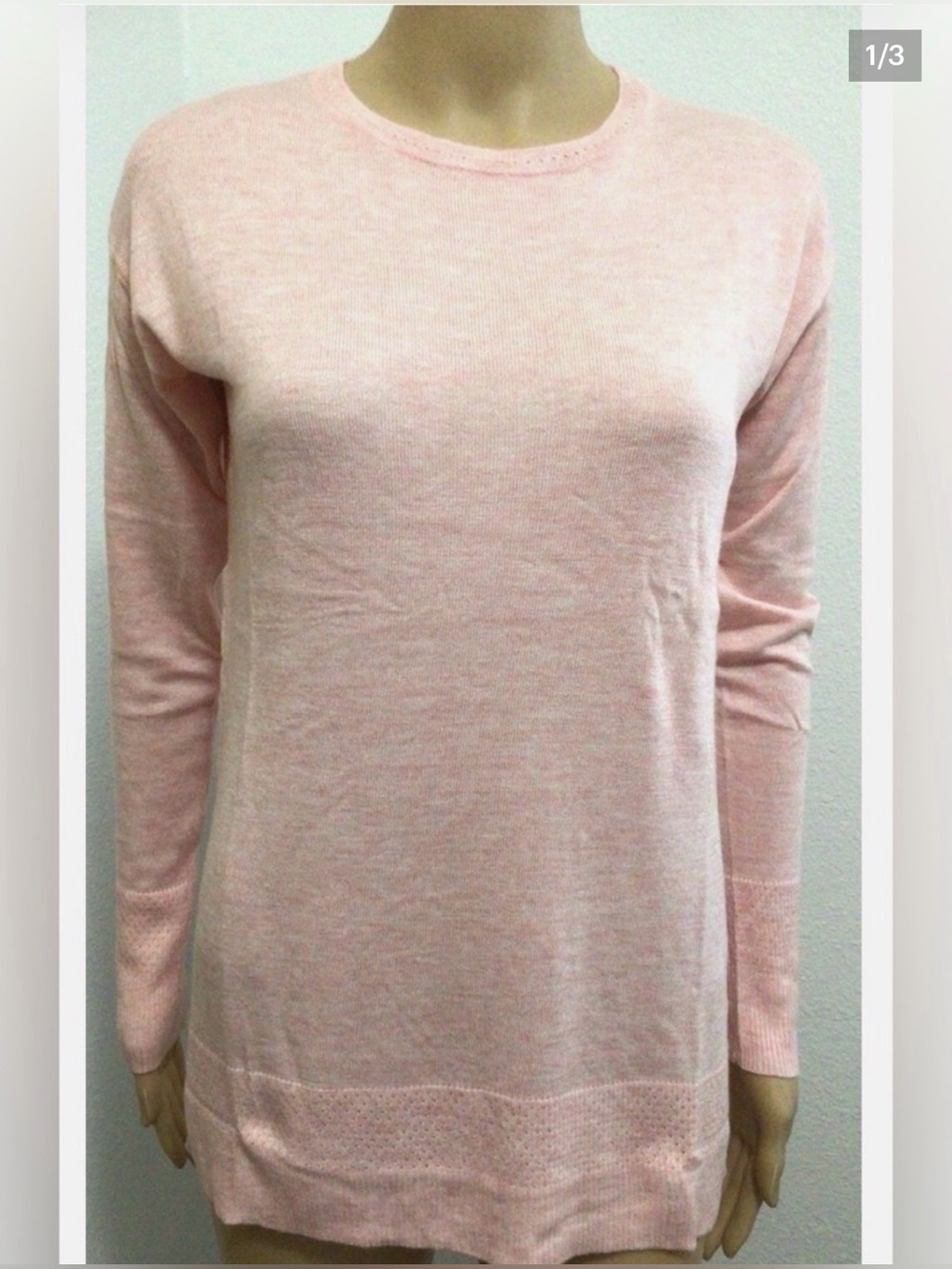 A New Day Pink Crewneck Sweater Size Small